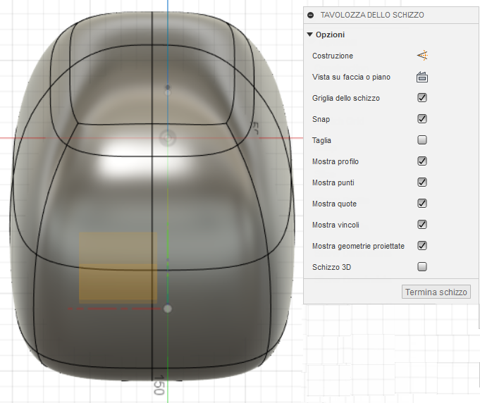 tavolozza dello schizzo