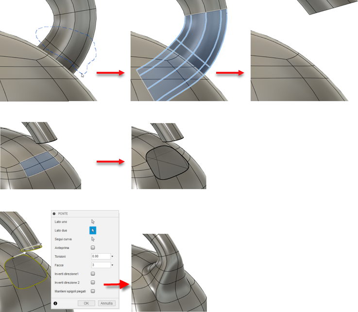 unione di altre maniglie