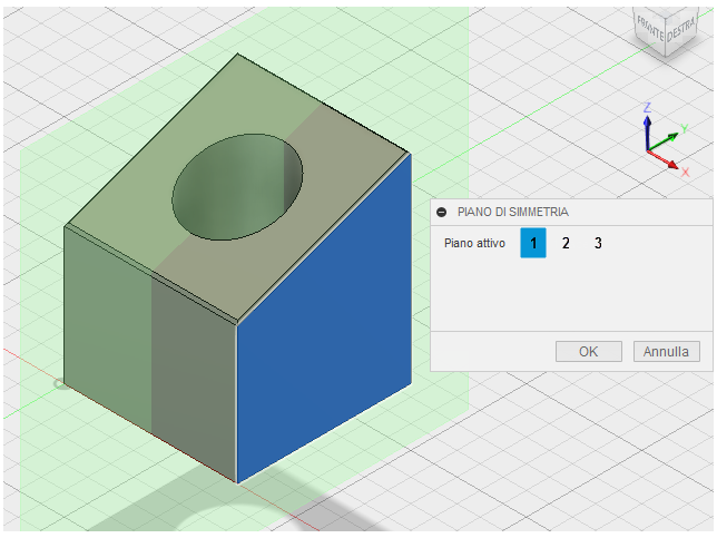 symmetry plane dialog - with example