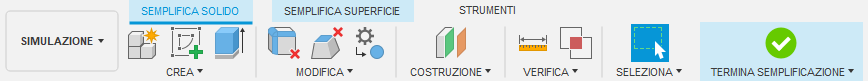 simulation workspace - simplify tabs