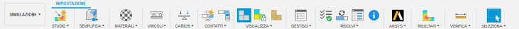 simulation toolbar - setup tab