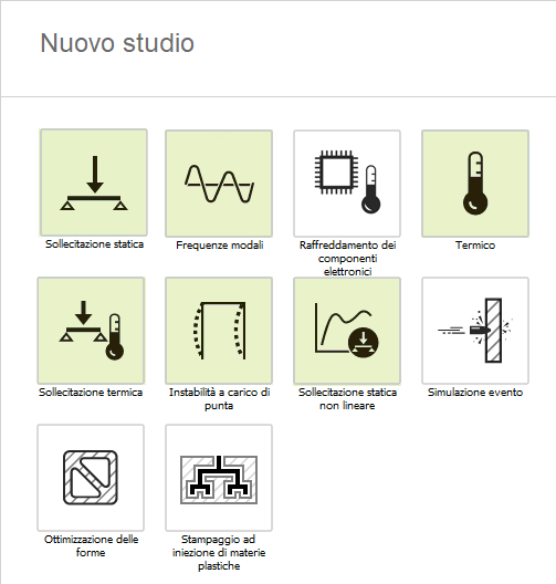 studies to ansys