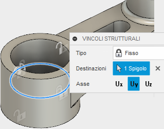 y constrain rod