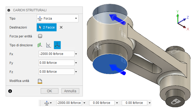 apply load to large pin