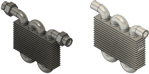 Radiator simplified with loads
