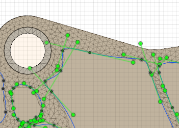 spline punto di adattamento
