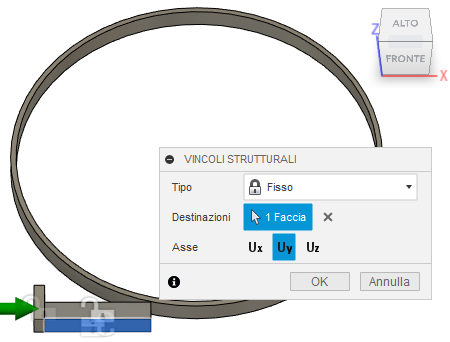 fixed in z-direction