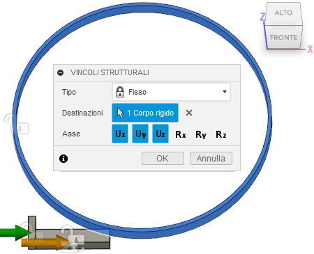 roller fixed constraints