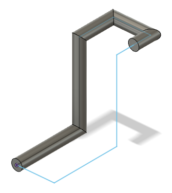 3D sketch sweep