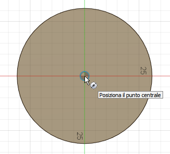 selezione dell'origine dello schizzo