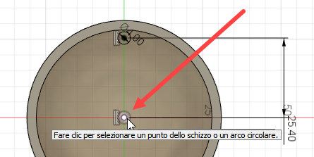 selezione del centro per la serie