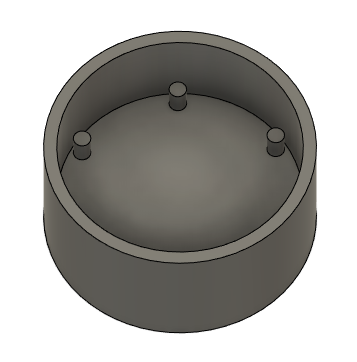 denti arrotondati di un ingranaggio completati