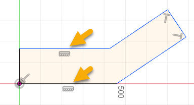 create horizontal constraints