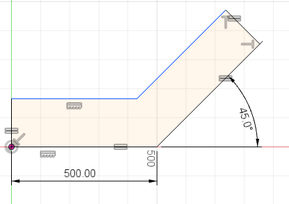 create angular dimension