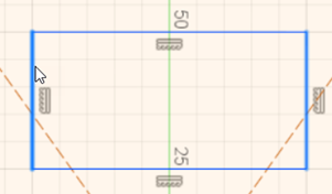 Rectangle sides construction