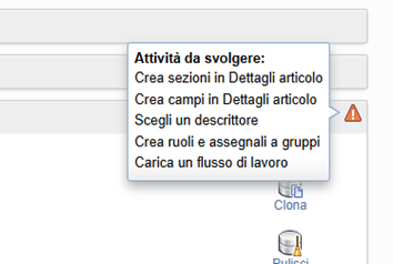 caution icon displaying to do list