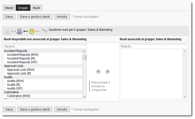 Add roles to a group
