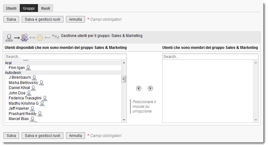 Add users to a group