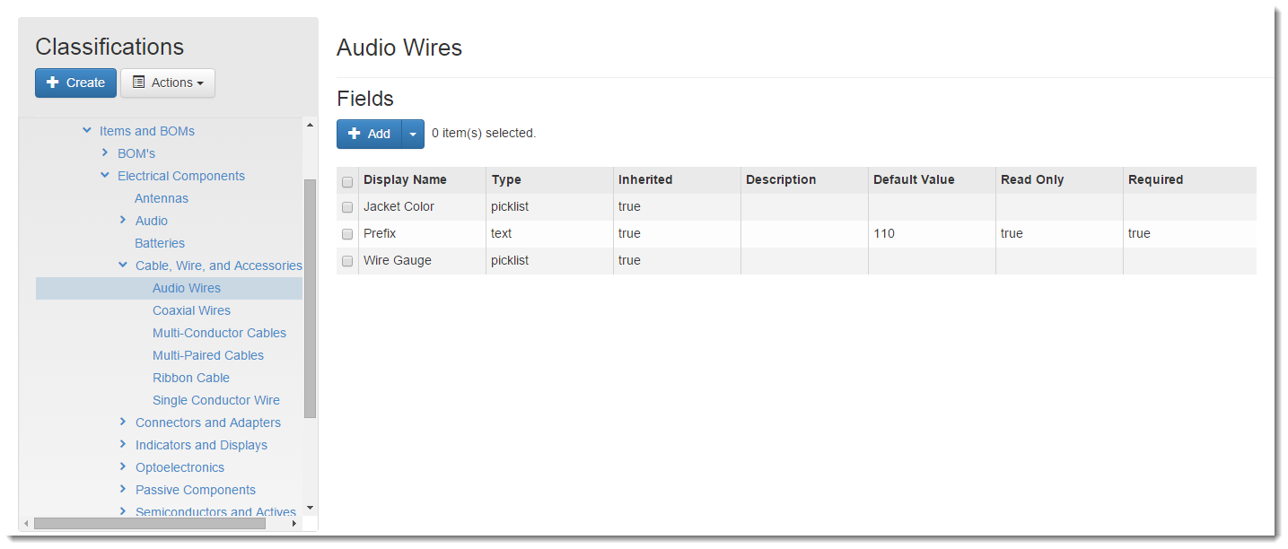 Gestione classificazione
