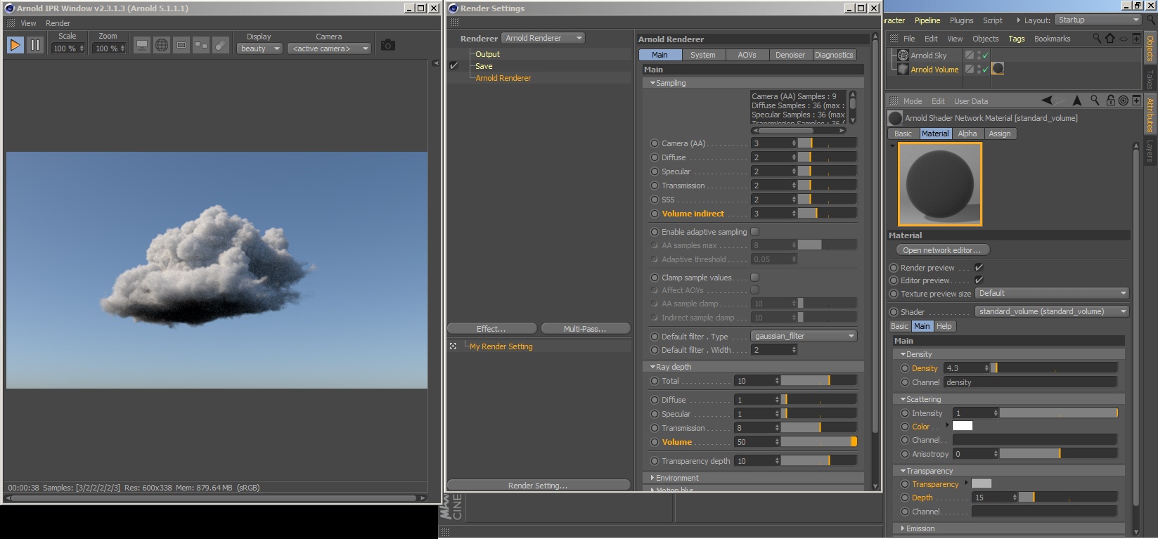 Rendering a Cloud