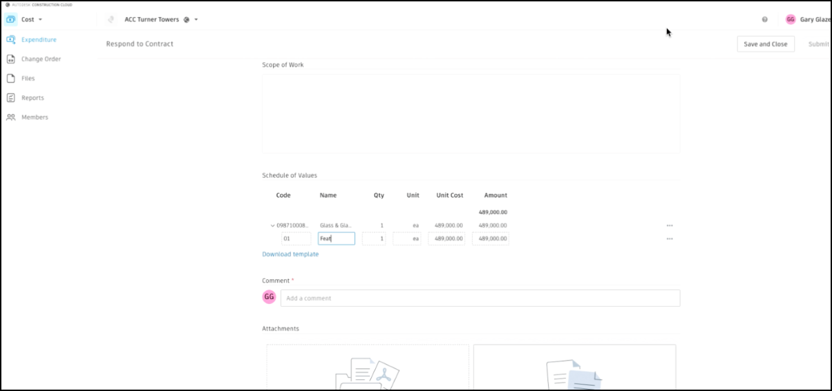 SOV サプライヤー ビュー