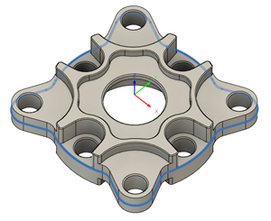 シルエット選択の[外側のループ]