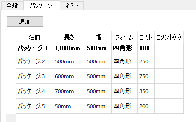 パッケージの概要