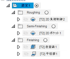 ブラウザのパーツ フォルダ