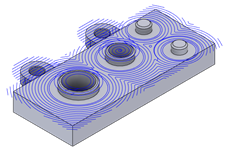3D フラット加工法 - ポケット