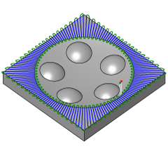 3D 放射状加工法