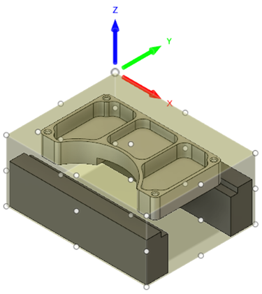 ボックス点の左上隅をクリック