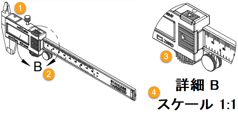 詳細ビューの例