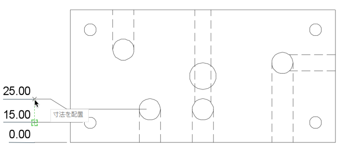 座標寸法の例 - ISO