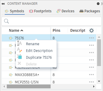 記号編集メニュー