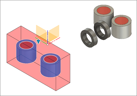 2 つの液量を選択