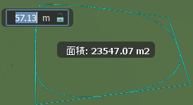 水域をスケッチ