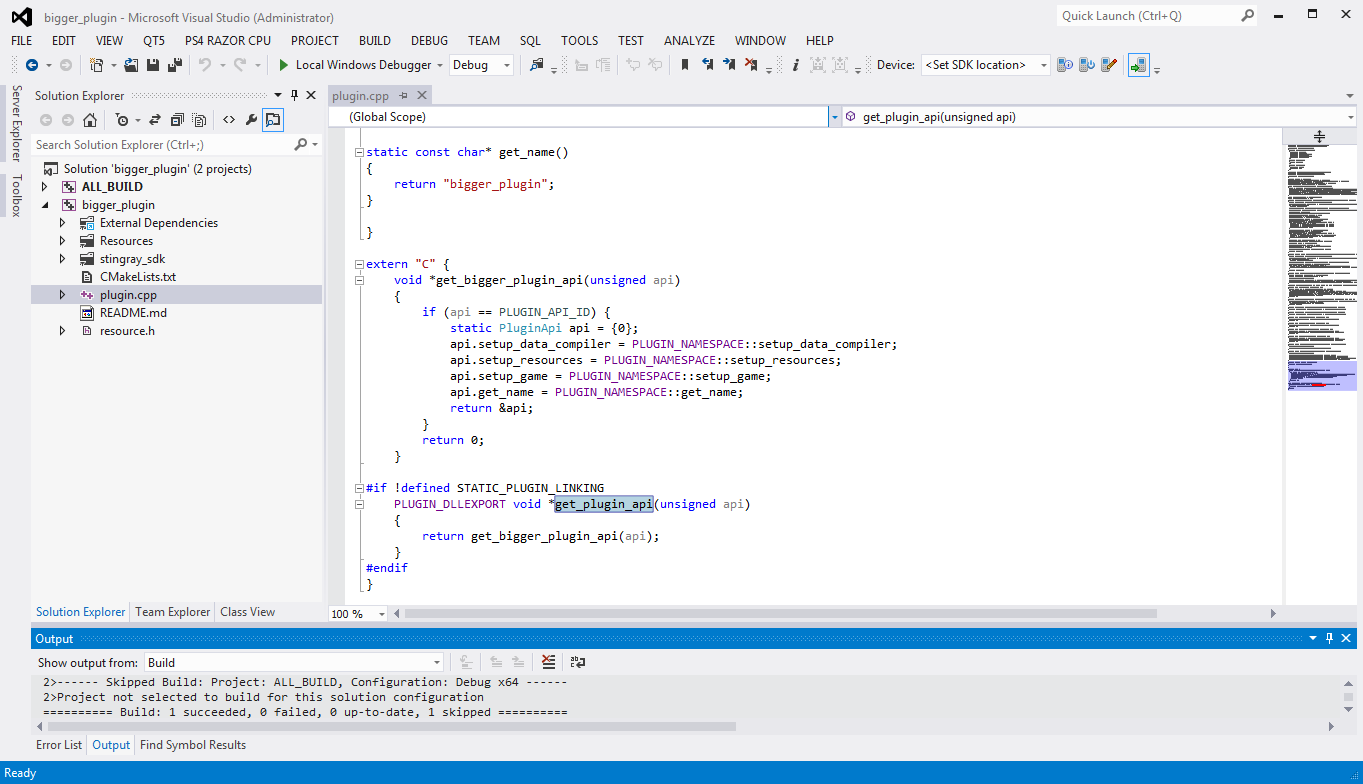 エンジン プラグイン