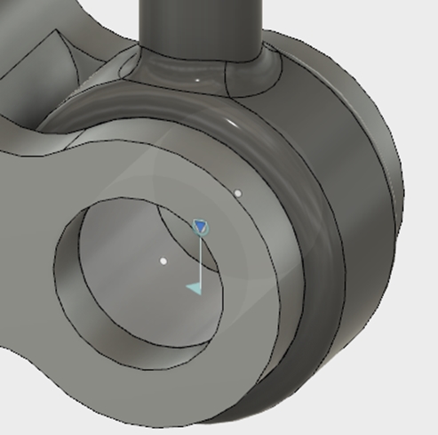 회전 현재 위치에서 접합 작성