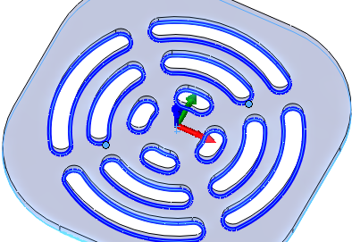 진입 위치가 선택된 슬롯