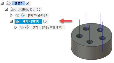 원형 패턴 미리보기