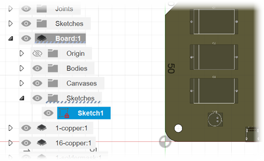 3D PCB 스케치