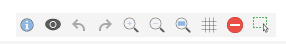 구조도 편집기의 탐색 도구막대