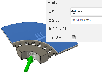 브레이크 패드 접촉 면