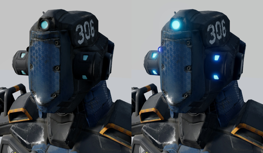 방사형 라이트의 효과