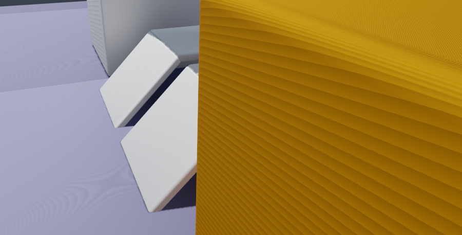 그림자 밴딩 및 Acne