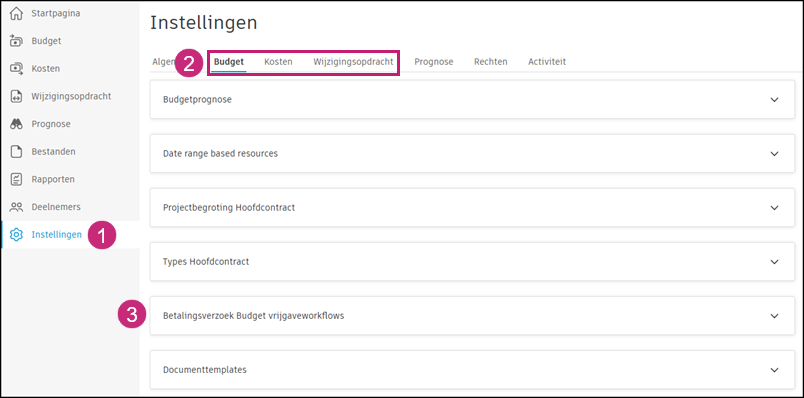 Instellingen voor goedkeuringsworkflows