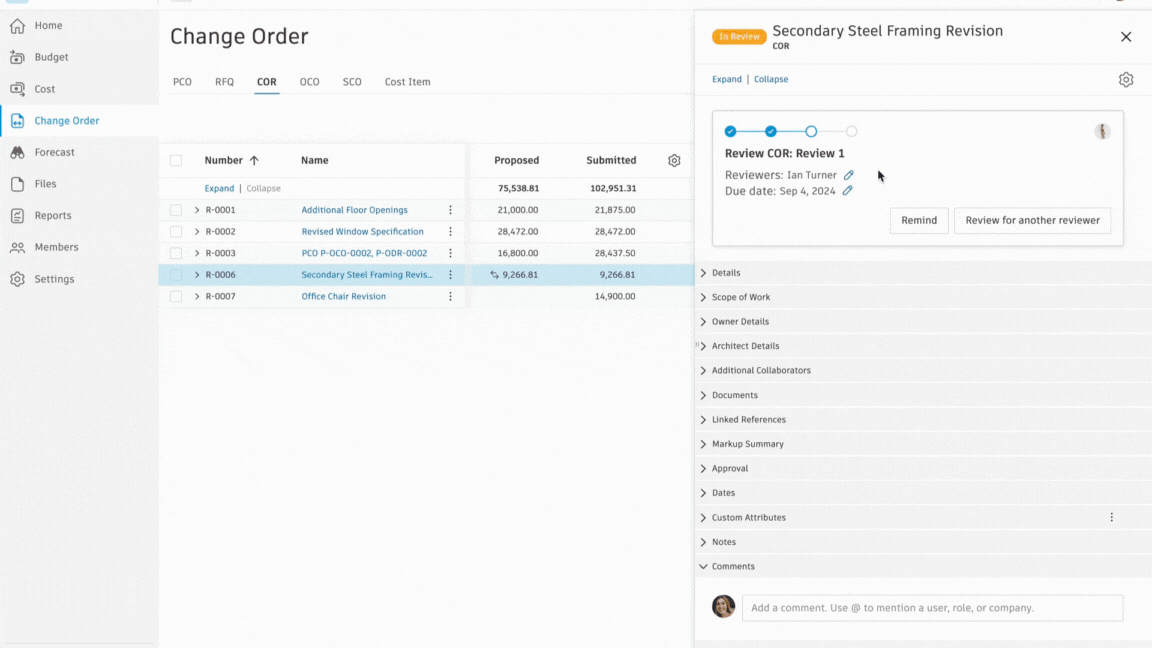 Beoordelaars in workflow bewerken