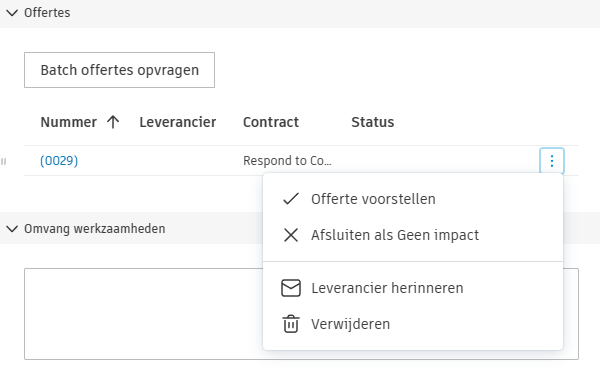 Tijdelijke aanduidingen voor kostenposten