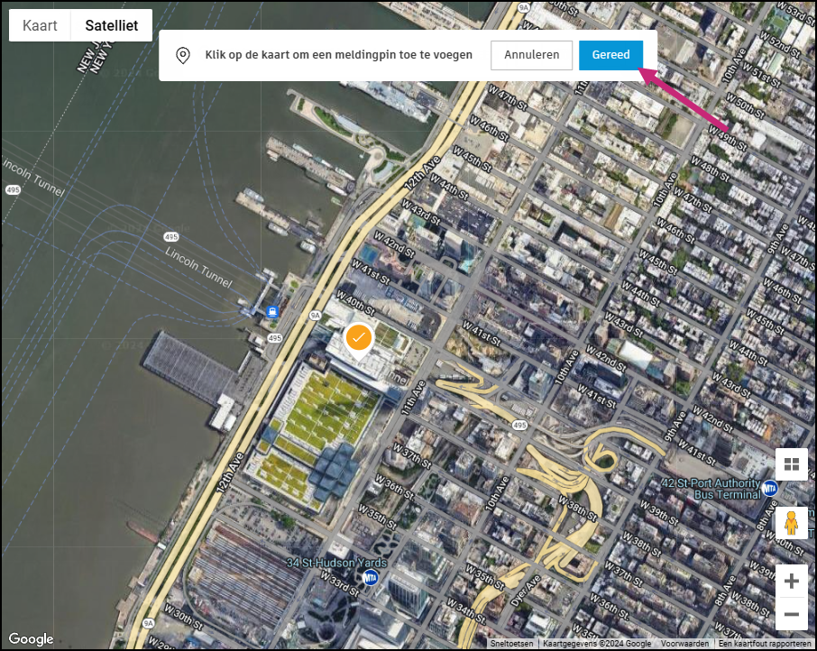 Locatie weergeven op kaart