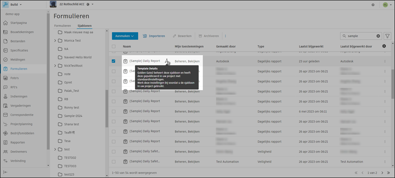 Tip voor aanwijzer van formuliertemplate
